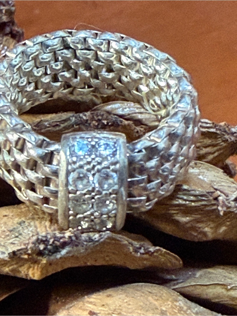 SILPADA R2980 stretch Sterling ring M